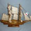 Model Of Le Brick Negrier - 23X16X75 Woodwork - By Louis Nanette, Hand Crafted Model Ships Woodwork Artist