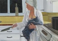 Whats For Dinner - Acrylic Paintings - By Natalie Cueva, Traditional Painting Artist