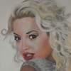 Rita Ora - Pastel Other - By Wendy Jones, Realism Other Artist