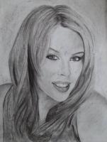 Kylie - Charcoal Drawings - By Wendy Jones, Realism Drawing Artist