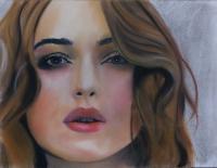 Kiera Knightley - Pastel Drawings - By Wendy Jones, Realism Drawing Artist