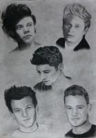 1 Direction - Charcoal Drawings - By Wendy Jones, Realism Drawing Artist