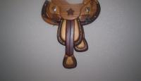 Saddle - Natural Woods Woodwork - By Pjay Evans, Intarsia Woodwork Artist