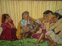 Thinkers - Oil On Canvas Paintings - By Barun Hazra, Painting Painting Artist