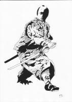 Samurai - Ink Drawings - By Pseudonym ~, Sketch Drawing Artist