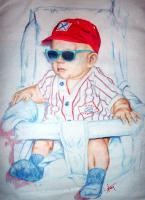 Cool Dude - Colored Pencil Drawings - By Anton Nichols, Portraiture Drawing Artist