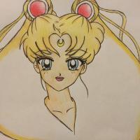 Sailor Moon Color - Pencil Drawings - By Ta Lago, Mangaanime Drawing Artist