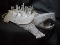 Snapping Turtle - Aluminum Sculptures - By Michelle Murphy, Impressionism Sculpture Artist