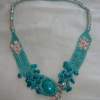 No Title - Tourquoise And Heshi Beads Jewelry - By Michelle Murphy, Abstract Jewelry Artist