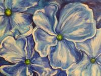 Popppy 2 - Oil Pastel On Paper Paintings - By Michelle Murphy, Impressionism Painting Artist