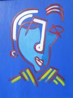 Lady Gaga - Oil On Canvas Paintings - By Daniel Burtea, Abstract Painting Artist