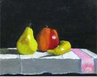 Still Life Good Things - Fruit - Oil On Canvas