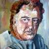 Portrait Of Bo Rotunno - Oil On Canvas Paintings - By Udi Peled, Impressionism Painting Artist