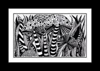 Creation Ps027 - Ink Drawings - By Stella Bethlehem, My Style Drawing Artist