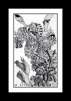 Creation Ps032 - Ink Drawings - By Stella Bethlehem, My Style Drawing Artist