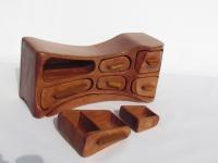 Flirt - Wood Woodwork - By Ramon Gibbs, Jewelry Box Woodwork Artist