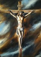 Crucifixion - Acrylic Paintings - By Charles Griffith, Naturalistic Painting Artist