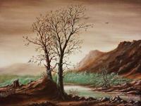 A Winters Day - Acrylic Paintings - By Charles Griffith, Naturalistic Painting Artist