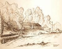 The Produce Center - Pen And Ink Drawings - By Charles Griffith, Naturalistic Drawing Artist