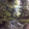 Forest View - Oil Paintings - By Padmini P, Na Painting Artist