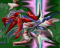 Primordial Love And Sex - Digital Painting Digital - By Dan Rohrmann, Surreal Digital Artist