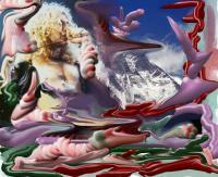 Robert Plant  Transcedental Music - Digital Painting Digital - By Dan Rohrmann, Surreal Digital Artist