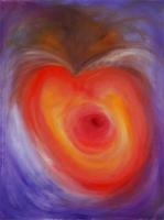 Healing Heart - Oil On Canvas Paintings - By Michele Ritter, Abstract Painting Artist