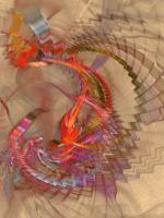 Spanish Dancer - Multilayer Fractals Digital - By Anne Marie Tobias, Pure Abstract Digital Artist
