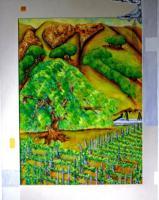 Before The Fall - Watercolors Paintings - By Thom Mahin, Impressionistic Painting Artist