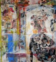 Untitled - Collagepaintwtrcolor Mixed Media - By Daniel Litchauer, Abstractexspresionist Mixed Media Artist