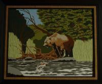 Bears - Taunting Trout - Acrylic