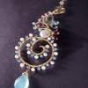 Taj Mahal Gemstone Pendant Nkl - Gemstone Jewelry - By Sally Ulanosky, Wiresculpting Jewelry Artist