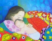 Motherchild - Holding Happiness - Oil On Canvas