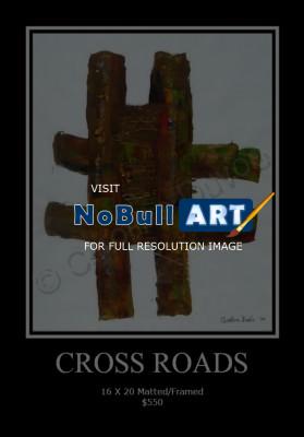 Collection One - Abstract Expr - Crossroads - Acrylic On Paper