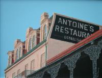 Antoines French Quarter - Acrylic On Canvas Paintings - By Allan Nance, Realism Painting Artist