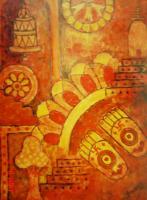 Omnipotent II - Acrylic On Canvas Paintings - By Arunima Kapoor, Symbolic Expressionism Painting Artist