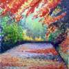 Lonely Path - Watercolour On Fabriano Sheet Paintings - By Arunima Kapoor, Impressionism Painting Artist