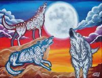 Unity - Acrylic Paint On Canvas Paintings - By Steve Trudeau, Ojibwa Art Painting Artist