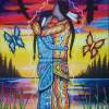 Love - Acrylic Paint On Canvas Paintings - By Steve Trudeau, Ojibwa Art Painting Artist