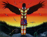 Pride - Acrylic Paint On Canvas Paintings - By Steve Trudeau, Ojibwa Art Painting Artist