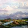 Rivers End - Acrylic Paintings - By John Wise, Western Scenes Painting Artist