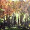 Autumn Colors - Acrylic Paintings - By John Wise, Western Scenes Painting Artist
