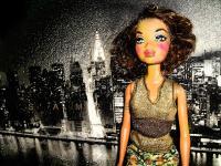 Doll In City - Digital Digital - By Diana Young, Contemporary Digital Artist