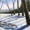Winter Warming - Acrylic Paintings - By Jay Moncrief, Landscape Painting Artist