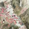 The Wonderland Blooming With Peach Blossoms - Ink Chinese Color Paintings - By Wong Tsz Mei, Chinese Painting Painting Artist
