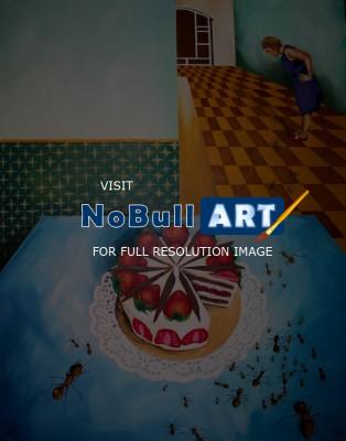 Hallucination - Asli Bora Birthday Party - Acrylics