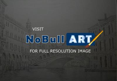 Italian Art Scene - Rialto Bridge - Graphite