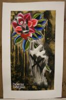 Straight Edge - Watercolor Paintings - By John Deweese, Traditional Tattoo Painting Artist