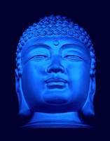 Blue Buddha - Digital Digital - By Diane Ward, Digital Meditation Digital Artist
