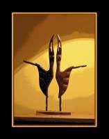 Shadow Dancers - Digital Digital - By Diane Ward, Digital Meditation Digital Artist